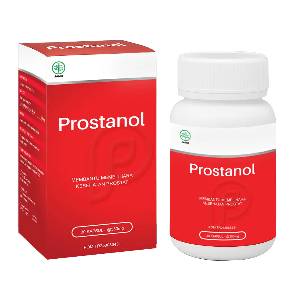 Kemasan dan botol kapsul Prostanol